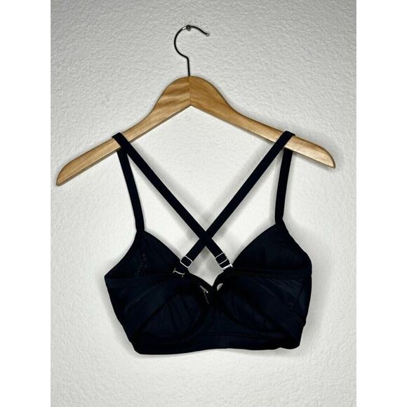 Athleta Twister Bikini Swim Top Surf Black 32D/DD Summer Beach Women Sport - Picture 7 of 11